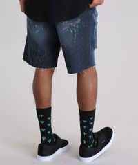 Bermuda-Jeans-Reta-Destroyed-Azul-Escuro-Azul-Escuro-8944186-Azul_Escuro_2