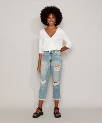 Calca-Jeans-Feminina-Mom-Cropped-Cintura-Super-Alta-Destroyed-Marmorizada-Azul-Medio-9972423-Azul_Medio_3