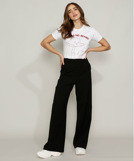 T-Shirt-Feminina-Mindset-Cogumelos--Makes-No-Sense--Manga-Curta-Decote-Redondo-Branca-9984148-Branco_1