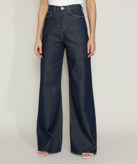 Calca-Jeans-Feminina-Mindset-Wide-Reta-Cintura-Super-Alta-Azul-Escuro-9980412-Azul_Escuro_1