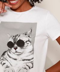 Blusa-Feminina-Gato-de-Oculos-Manga-Curta-Decote-Redondo-Off-White-9932685-Off_White_5