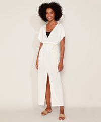 Saida-de-Praia-Feminina-Longa-com-Fenda-e-Cinto-Cordao-Manga-Curta-Off-White-9974356-Off_White_1
