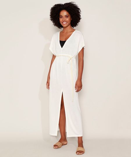 Saida-de-Praia-Feminina-Longa-com-Fenda-e-Cinto-Cordao-Manga-Curta-Off-White-9974356-Off_White_1