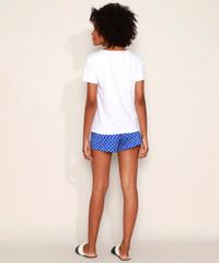 Pijama-Feminino-NASA-com-Estampa-de-Estrelas-Manga-Curta-Branco-9972301-Branco_4