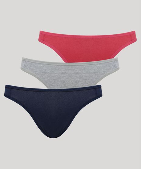 Kit-de-3-Calcinhas-de-Algodao-Delcotton-Tanga-Multicor-9973957-Multicor_1