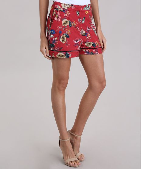 Short-Estampado-Floral-Vermelho-9019724-Vermelho_1
