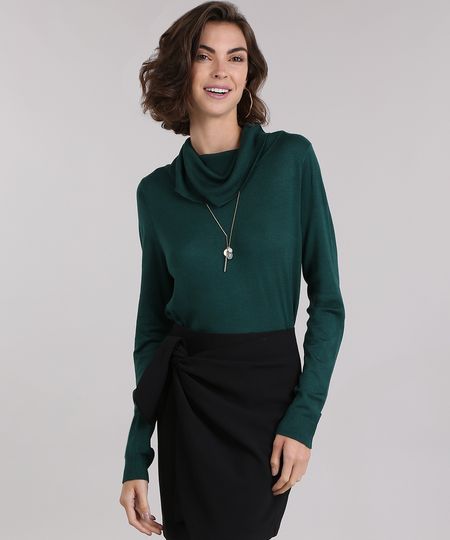Sueter-com-Gola-Alta-Verde-Escuro-8838412-Verde_Escuro_1 Sueter-com-Gola-Alta-Verde-Escuro-8838412-Verde_Escuro_1