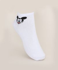 Kit-de-2-Meias-Femininas-Cano-Medio-Mickey-e-Minnie-Branco-9973652-Branco_2
