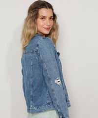 Jaqueta-Jeans-Feminina-Destroyed-Azul-Medio-9978814-Azul_Medio_5
