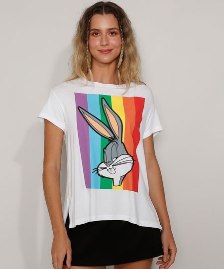 Camiseta-Feminina-Pride-Pernalonga-Manga-Curta-Decote-Redondo-Off-White-9974481-Off_White_1 Camiseta-Feminina-Pride-Pernalonga-Manga-Curta-Decote-Redondo-Off-White-9974481-Off_White_1