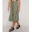 Saia-Feminina-Midi-Texturizada-Estampada-de-Poa-com-Botoes-Verde-9966738-Verde_1