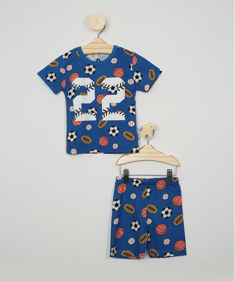 Pijama-Infantil-Brandili-Estampada-Esportes-Manga-Curta-Azul-Royal-9968132-Azul_Royal_1
