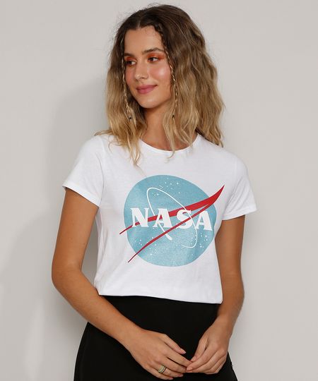 Camiseta-Feminina-NASA-Manga-Curta-Decote-Redondo-Off-White-9238969-Off_White_1 Camiseta-Feminina-NASA-Manga-Curta-Decote-Redondo-Off-White-9238969-Off_White_1