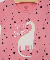 Pijama-Infantil-Brandili-Estampado-Estrelas--Sleepysaurus--Manga-Curta-Rosa-Claro-9968096-Rosa_Claro_2