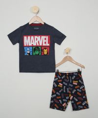 Pijama-Infantil-Marvel-Os-Vingadores-Manga-Curta-Azul-9973717-Azul_1