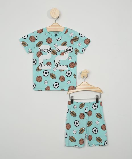 Pijama-Infantil-Brandili-Estampada-Esportes-Manga-Curta-Verde-Claro-9968132-Verde_Claro_1