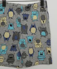 Pijama-Infantil-Brandili-Estampado-Monstrinhos-Manga-Curta-Cinza-Mescla-9968141-Cinza_Mescla_4