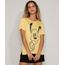 Camiseta-Feminina-Ampla-Pluto-Manga-Curta-Decote-Redondo-Amarela-9968806-Amarelo_1