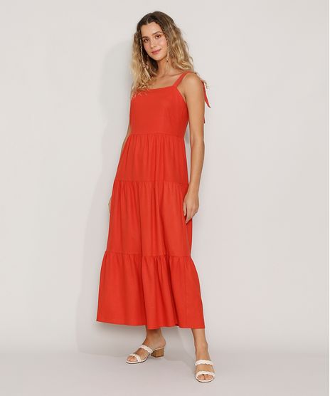 Vestido-Feminino-Longo-com-Recortes-Alca-Laco-Cobre-9976764-Cobre_1