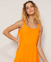 Vestido-Feminino-Longo-com-Recortes-Alca-Laco-Laranja-9976764-Laranja_6