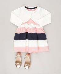 Vestido-com-recortes-e-laco---Bolero-Off-white-em-algodao---sustentavel--Rosa-9048217-Rosa_3