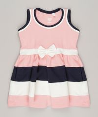 Vestido-com-recortes-e-laco---Bolero-Off-white-em-algodao---sustentavel--Rosa-9048217-Rosa_5