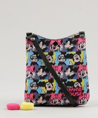 Bolsa-Estampada-Minnie-e-Mickey---elastico-de-cabelo-Preta-9060648-Preto_1