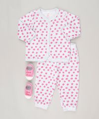 Calca-estampada-de-bolinhas-em-plush-de-algodao---sustentavel-Cinza-Mescla-8859401-Cinza_Mescla_3