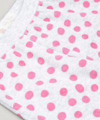 Calca-estampada-de-bolinhas-em-plush-de-algodao---sustentavel-Cinza-Mescla-8859401-Cinza_Mescla_4
