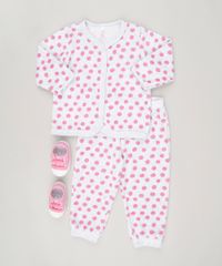 Cardigan-estampado-de-bolinhas-em-plush-de-algodao---sustentavel-Cinza-Mescla-8859159-Cinza_Mescla_3