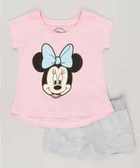Conjunto-Minnie-de-Blusa-Rosa---Short-em-moleton-Cinza-Mescla-9083804-Cinza_Mescla_1