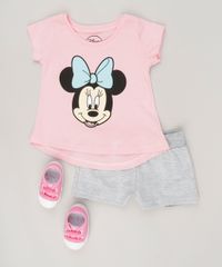 Conjunto-Minnie-de-Blusa-Rosa---Short-em-moleton-Cinza-Mescla-9083804-Cinza_Mescla_3