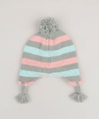 Kit-de-Gorro---Par-de-Luvas-em-Trico-Listrado-Cinza-8868157-Cinza_2