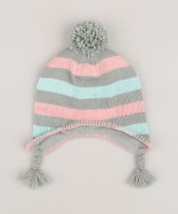 Kit-de-Gorro---Par-de-Luvas-em-Trico-Listrado-Cinza-8868157-Cinza_3