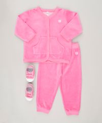 Cardigan-em-plush-de-algodao---sustentavel-Pink-8859159-Pink_3