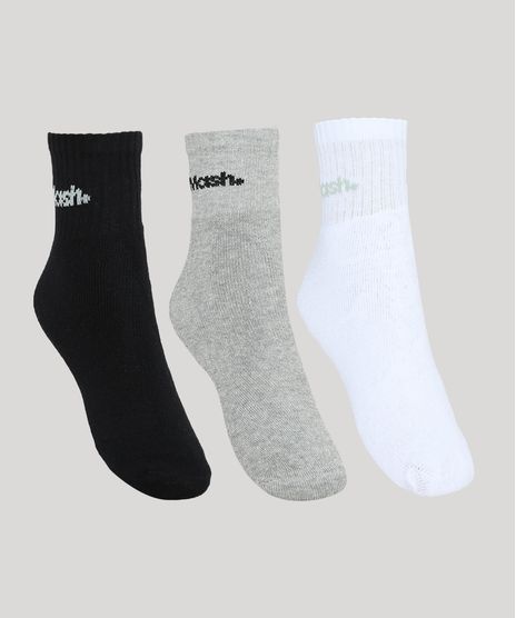 Kit-de-3-Meias-Masculinas-Mash-Cano-Medio-Multicor-9376848-Multicor_1