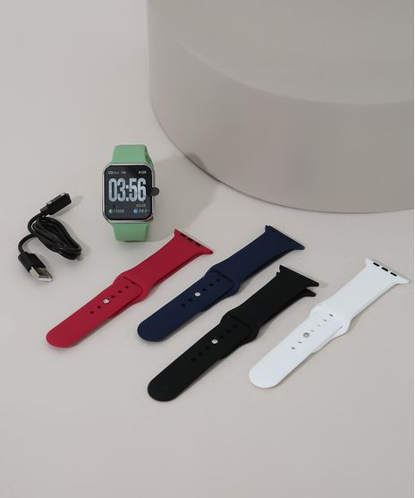 Kit-de-Relogio-Smartwatch-Philiph-London-Feminino---Pulseiras---17020429M-Prateado-9972289-Prateado_1