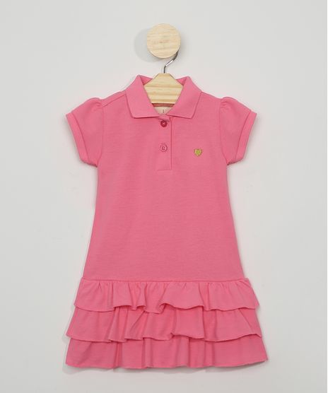 Vestido-Polo-Infantil-com-Babados-Manga-Curta-Pink-9949434-Pink_1