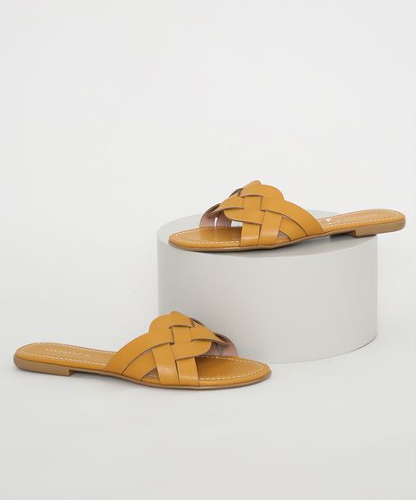 Rasteirinha-Feminina-Oneself-Trancada-Amarela-9982001-Amarelo_1
