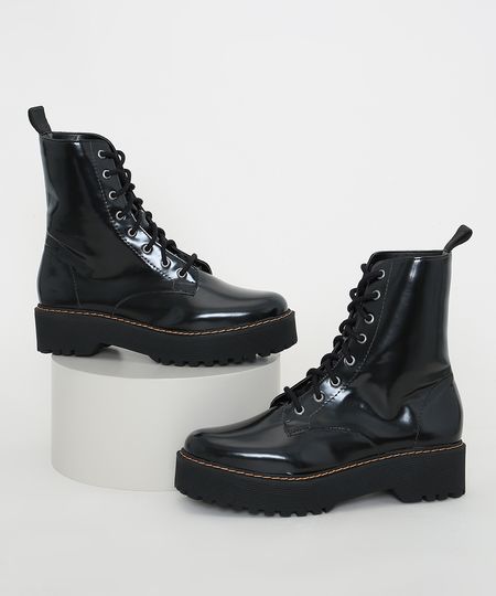 Coturno-Feminino-Oneself-Envernizado-Cano-Medio-Preto-9983013-Preto_1