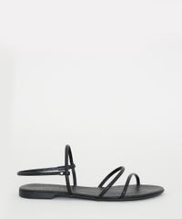 Rasteirinha-Feminina-Oneself-Texturizada-Cobra-Preta-9984719-Preto_2
