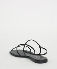 Rasteirinha-Feminina-Oneself-Texturizada-Cobra-Preta-9984719-Preto_4