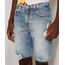 Bermuda-Jeans-Masculina-Slim-Destroyed-Marmorizada-Azul-Claro-9972479-Azul_Claro_1