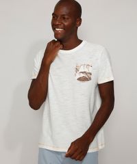 Camiseta-Masculina-com-Bolso-Estampado-de-Folhagem-Manga-Curta-Gola-Careca-Off-White-9966054-Off_White_1