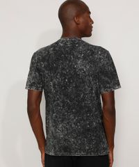 Camiseta-Masculina-Marmorizada--Cross-the-Line--Manga-Curta-Gola-Careca-Preta-9970577-Preto_4