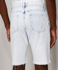 Bermuda-Jeans-Masculina-Slim-Destroyed-Marmorizada-Azul-Claro-9971324-Azul_Claro_2
