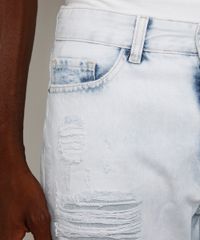 Bermuda-Jeans-Masculina-Slim-Destroyed-Marmorizada-Azul-Claro-9971324-Azul_Claro_6