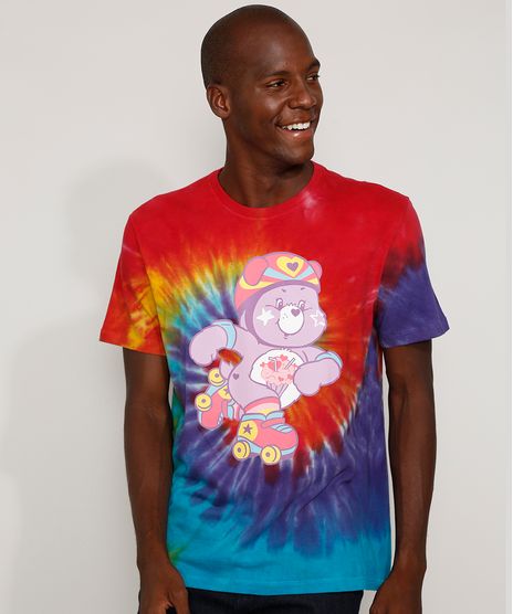 Camiseta-Masculina-Ursinhos-Carinhosos-Patinador-Estampada-Tie-Dye-Manga-Curta-Gola-Careca-Multicor-9973596-Multicor_1