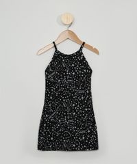 Vestido-Infantil-Estampado-Estrelas-com-Sobreposicao-em-Tule-Manga-Curta-Preto-9967675-Preto_3