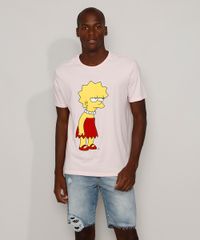 Camiseta-Masculina-Lisa-Simpson-Flocada-Manga-Curta-Gola-Careca-Rosa-Claro-9976197-Rosa_Claro_3